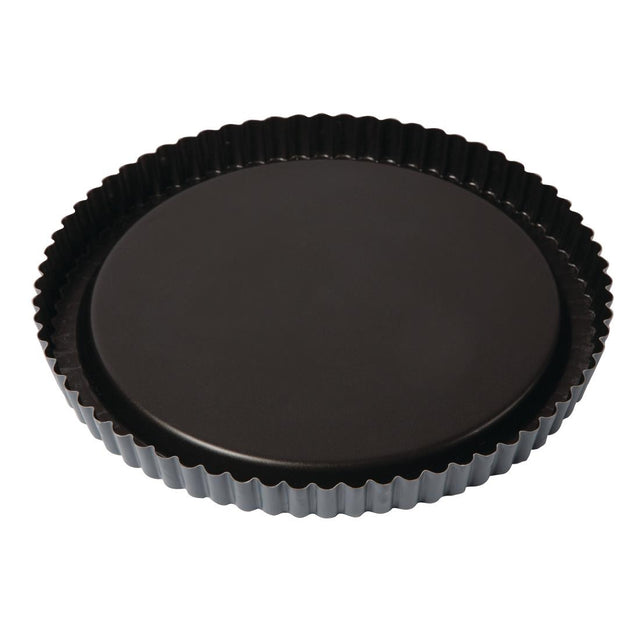 Matfer Bourgeat Non-Stick Flan Tin 250mm - E706  Matfer Bourgeat   