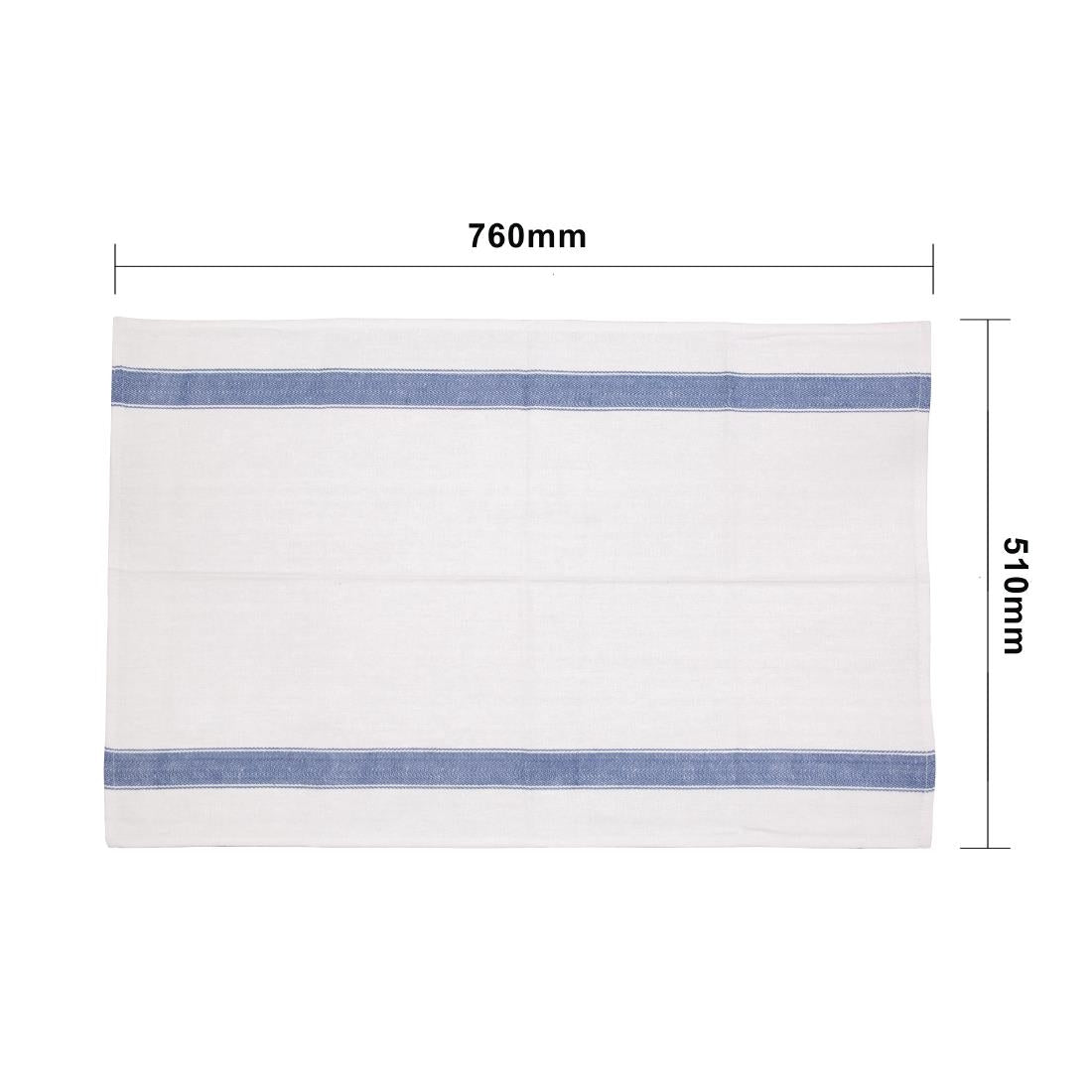 Vogue Heavy Blue Tea Towel - E918  Vogue   