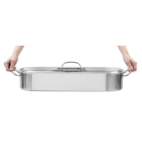 Kitchen Craft Stainless Steel Fish Kettle 29cm - E923  Kitchen Craft   
