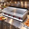 Empire 4 Burner Gas Griddle Smooth/Ribbed – 1150mm LPG & Nat Gas 11.2kW - EMP-GD1150-RIB Gas Griddles Empire