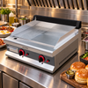 Empire 2 Burner Gas Griddle Smooth/Ribbed – 650mm LPG & Nat Gas 5.6kW - EMP-GD650-RIB