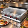 Empire 3 Burner Gas Griddle Smooth/Ribbed – 950mm LPG & Nat Gas 8.4kW - EMP-GD950-RIB