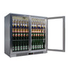 Empire Double Door 208L Stainless Steel Bottle Cooler – A Energy Rated Hinged Door Commercial Back Bar Fridge | CL-210H-S - Graded Item