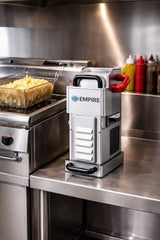 Commercial Fryer Oil Filtration System – Empire Oil Filter Machine 45 Litre/min | EMP-45FILTER Frying Oil Filtration Empire