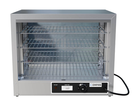 Empire Heated Pie Cabinet Countertop Display Warmer 640mm Wide - DH-580 Pie Display Cabinets Empire   