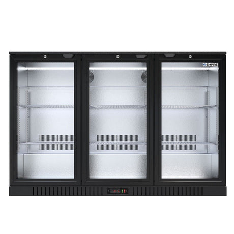 Empire Premium Triple Door 330ltr Bottle Cooler Hinged Doors - CL-320H-EE - Graded Item