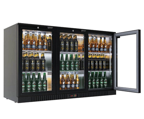 Empire Premium Triple Door 330ltr Bottle Cooler Hinged Doors - CL-320H-EE - Graded Item