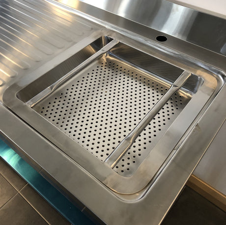 Empire Stainless Steel Kitchen Sink Food Prep Strainer Bowl - SBS-600 - Graded Item Strainers & Food Filters Empire