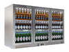 Empire Premium Stainless Steel Triple Door 330Ltr Bottle Cooler Hinged Doors - CL-320H-S-EE Triple Door Bottle Coolers Empire   