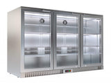 Empire Premium Stainless Steel Triple Door 330Ltr Bottle Cooler Hinged Doors - CL-320H-S-EE Triple Door Bottle Coolers Empire   