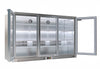 Empire Premium Stainless Steel Triple Door 330Ltr Bottle Cooler Hinged Doors - CL-320H-S-EE Triple Door Bottle Coolers Empire   