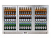 Empire Premium Stainless Steel Triple Door 330Ltr Bottle Cooler Hinged Doors - CL-320H-S-EE Triple Door Bottle Coolers Empire   