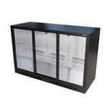 Empire Triple Door 330L Bottle Cooler – Sliding Door Commercial Back Bar Fridge | CL-320S Triple Door Bottle Coolers Empire