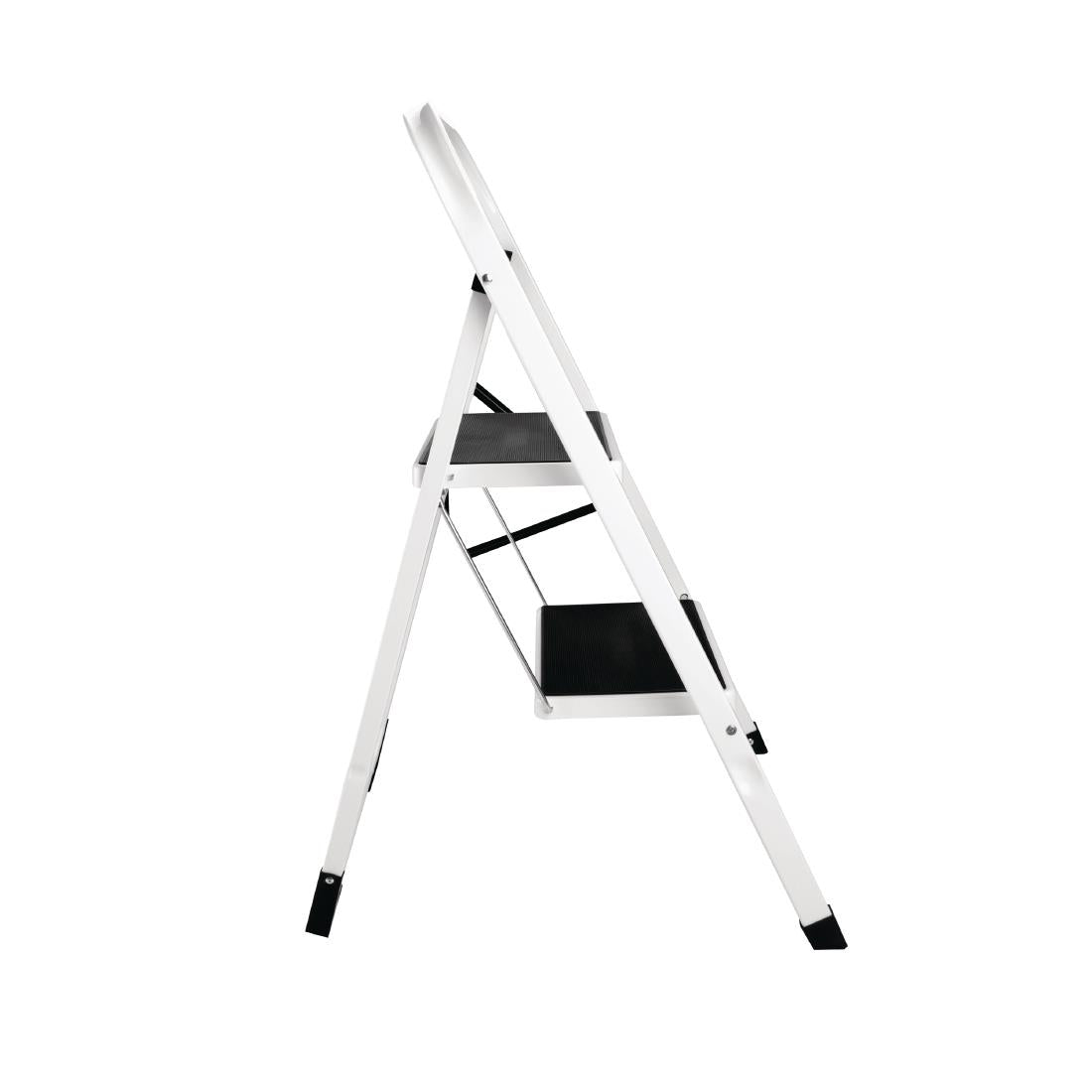 Folding Step Stool 2 Tread - F018  Vogue   