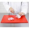 Hygiplas High Density Antibacterial Red Chopping Board 455x305x12mm - F155  Hygiplas   
