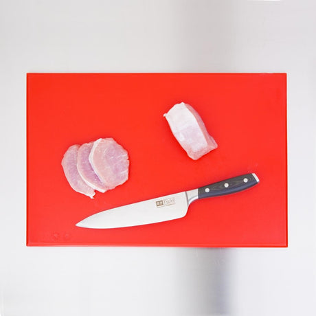 Hygiplas High Density Antibacterial Red Chopping Board 455x305x12mm - F155  Hygiplas   
