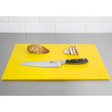 Hygiplas High Density Antibacterial Yellow Chopping Board 455x305x12mm - F156  Hygiplas   