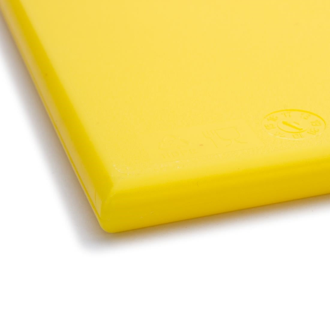 Hygiplas High Density Antibacterial Yellow Chopping Board 455x305x12mm - F156  Hygiplas   