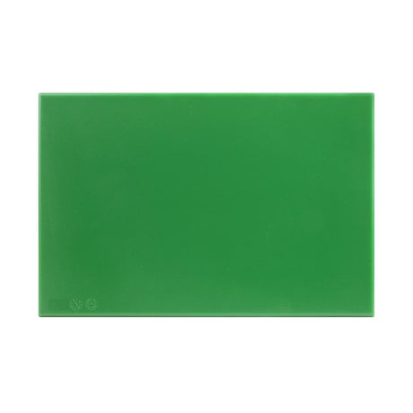 Hygiplas High Density Antibacterial Green Chopping Board 455x305x12mm - F158  Hygiplas   