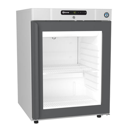 Gram Compact 1 Glass Door 128Ltr Undercounter Fridge White KG220 LG 2W - F363  Gram   