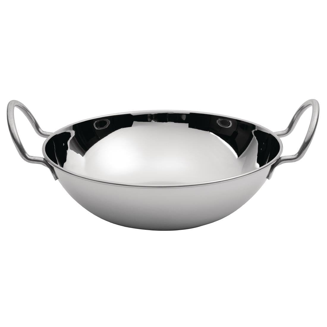 Olympia Flat Bottomed Balti Serving Dish Medium 170mm - F470  Olympia   