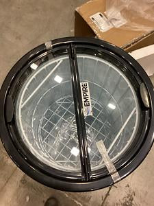 Empire Drinks Can Bottle Dump Impulse Barrel Mobile Cooler White - EMP-CC77 - Graded Item Single Door Bottle Coolers Empire