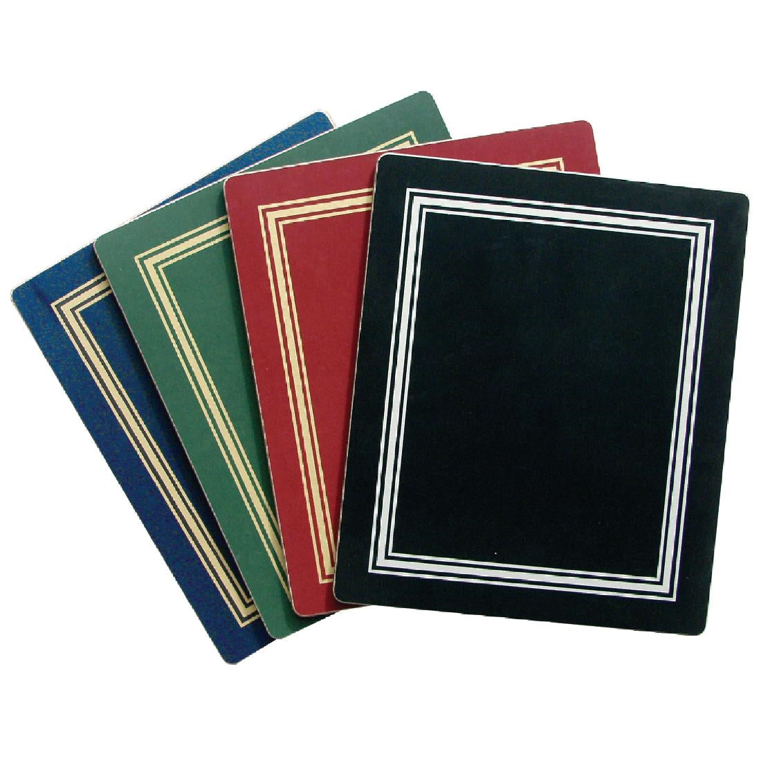 Melamine Burgundy Rectangular Placemat - F628  Lady Clare   