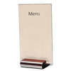 Olympia Curved Stainless Steel Menu Card Holder - F778  Olympia   