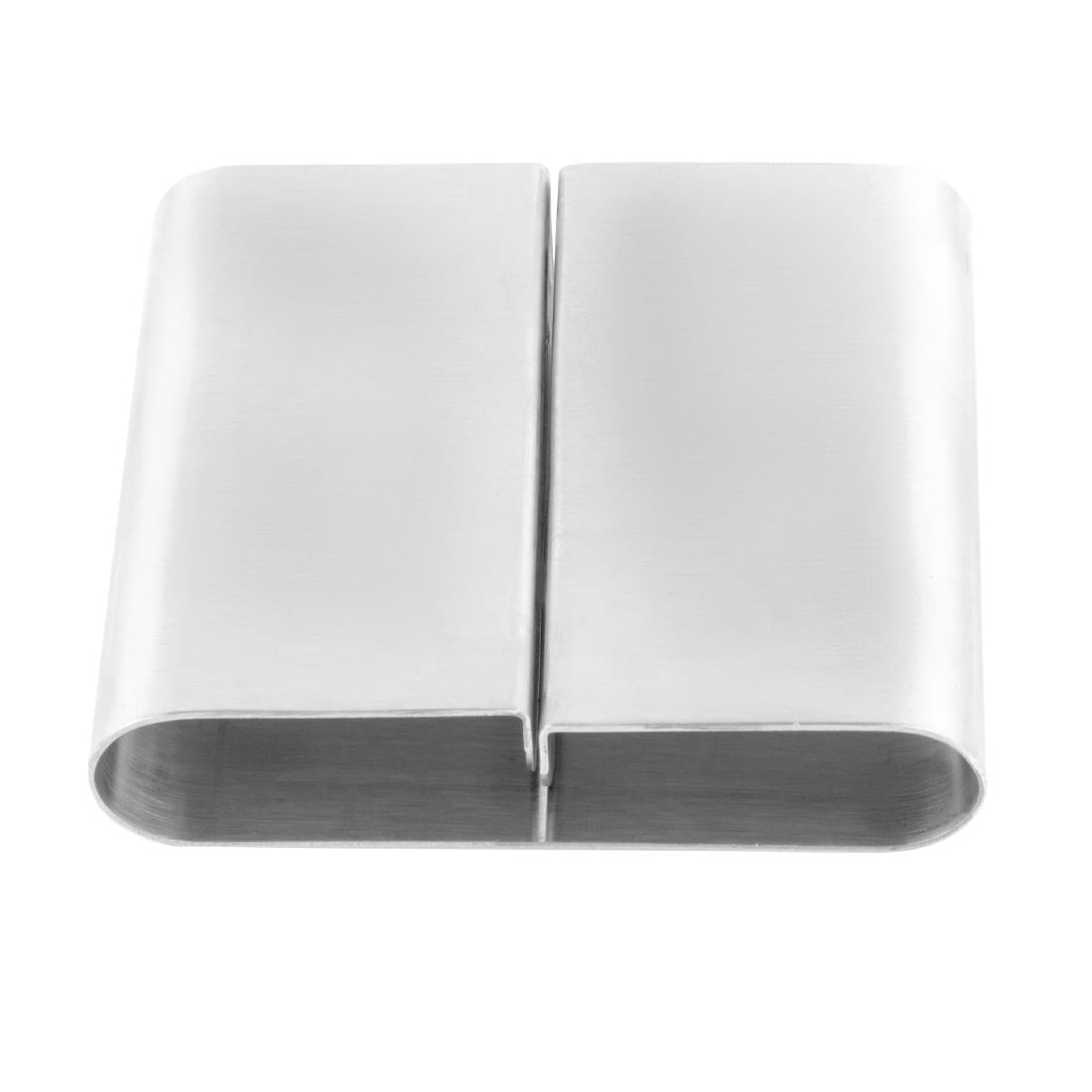 Olympia Curved Stainless Steel Menu Card Holder - F778  Olympia   