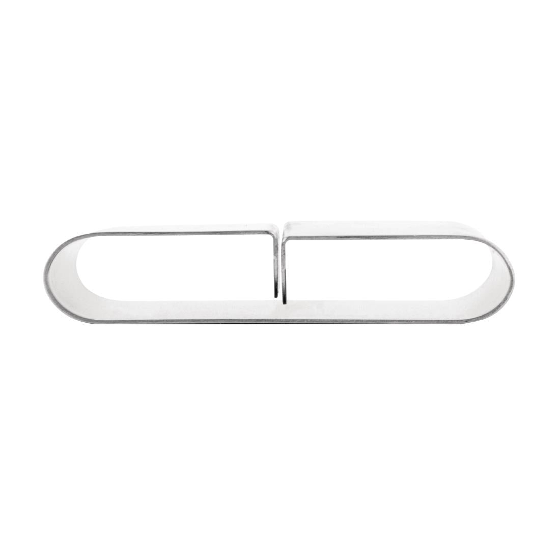 Olympia Curved Stainless Steel Menu Card Holder - F778  Olympia   