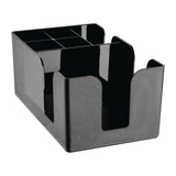 Olympia Kristallon Plastic Bar Caddy Black - F980  Olympia   