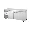 True 3 Door 1/1 GN Counter Freezer TCF1/3-CL-SS-DL-DR-DR - FA037  True   