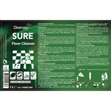 SURE Floor Cleaner Concentrate 1Ltr - CX825  Diversey   