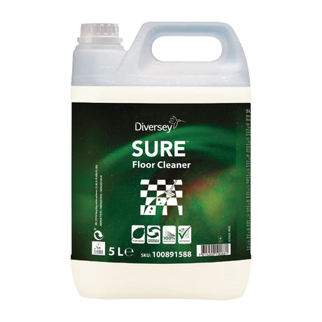 SURE Floor Cleaner Concentrate 5Ltr - CX826  Diversey   