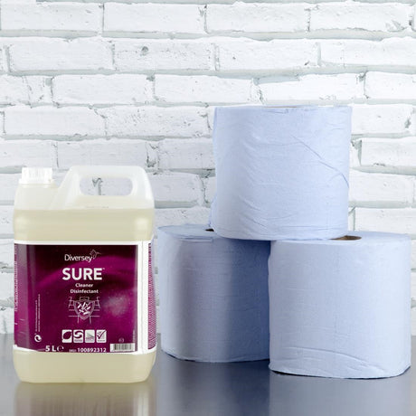 SURE Cleaner and Disinfectant Concentrate 5Ltr - CX833  Diversey   
