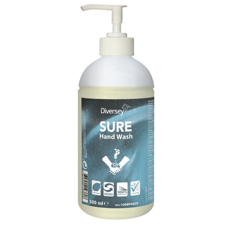 SURE Perfumed Liquid Hand Wash 500ml - CX840  Diversey   