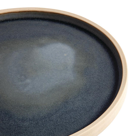 Olympia Canvas Flat Round Plate Blue Granite 250mm (Pack of 6) - FA301 Plates Olympia