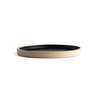 Olympia Canvas Flat Round Plate Delhi Black 180mm (Pack of 6) - FA314 Plates Olympia