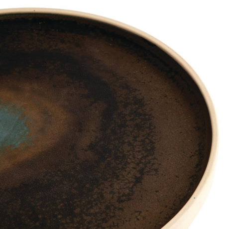 Olympia Canvas Flat Round Plate Green Verdigris 250mm (Pack of 6) - FA322 Plates Olympia