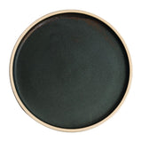 Olympia Canvas Flat Round Plate Green Verdigris 250mm (Pack of 6) - FA322 Plates Olympia