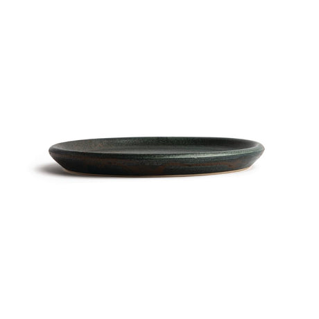 Olympia Canvas Small Rim Round Plate Green Verdigris 180mm (Pack of 6) - FA323 Plates Olympia