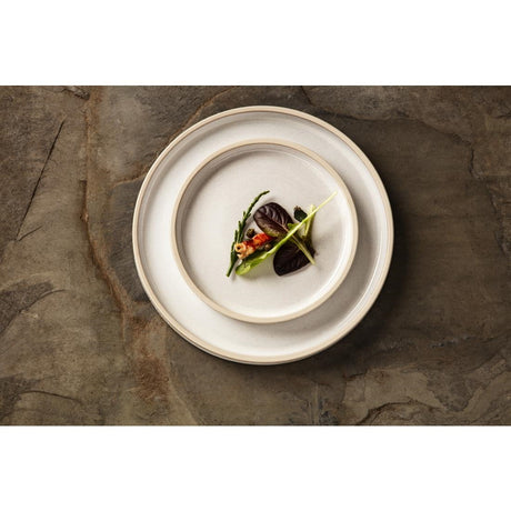 Olympia Canvas Flat Round Plate Murano White 180mm (Pack of 6) - FA328 Plates Olympia