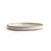 Olympia Canvas Flat Round Plate Murano White 180mm (Pack of 6) - FA328 Plates Olympia