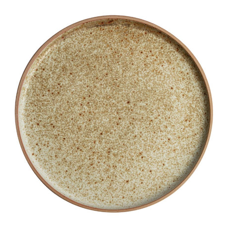Olympia Canvas Flat Round Plate Wheat 250mm (Pack of 6) - FA336 Plates Olympia