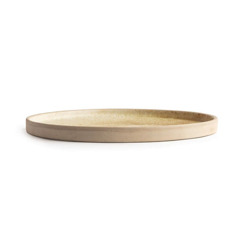 Olympia Canvas Flat Round Plate Wheat 250mm (Pack of 6) - FA336 Plates Olympia