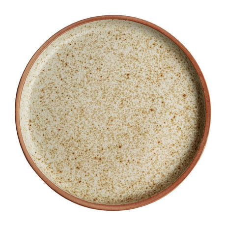Olympia Canvas Flat Round Plate Wheat 180mm (Pack of 6) - FA335 Plates Olympia