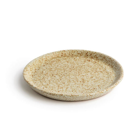 Olympia Canvas Small Rim Round Plate Wheat 180mm (Pack of 6) - FA337 Plates Olympia