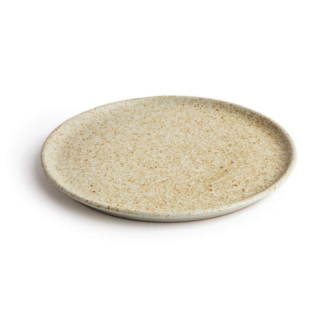 Olympia Canvas Small Rim Round Plate Wheat 265mm (Pack of 6) - FA338 Plates Olympia