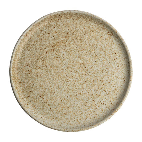 Olympia Canvas Small Rim Round Plate Wheat 265mm (Pack of 6) - FA338 Plates Olympia