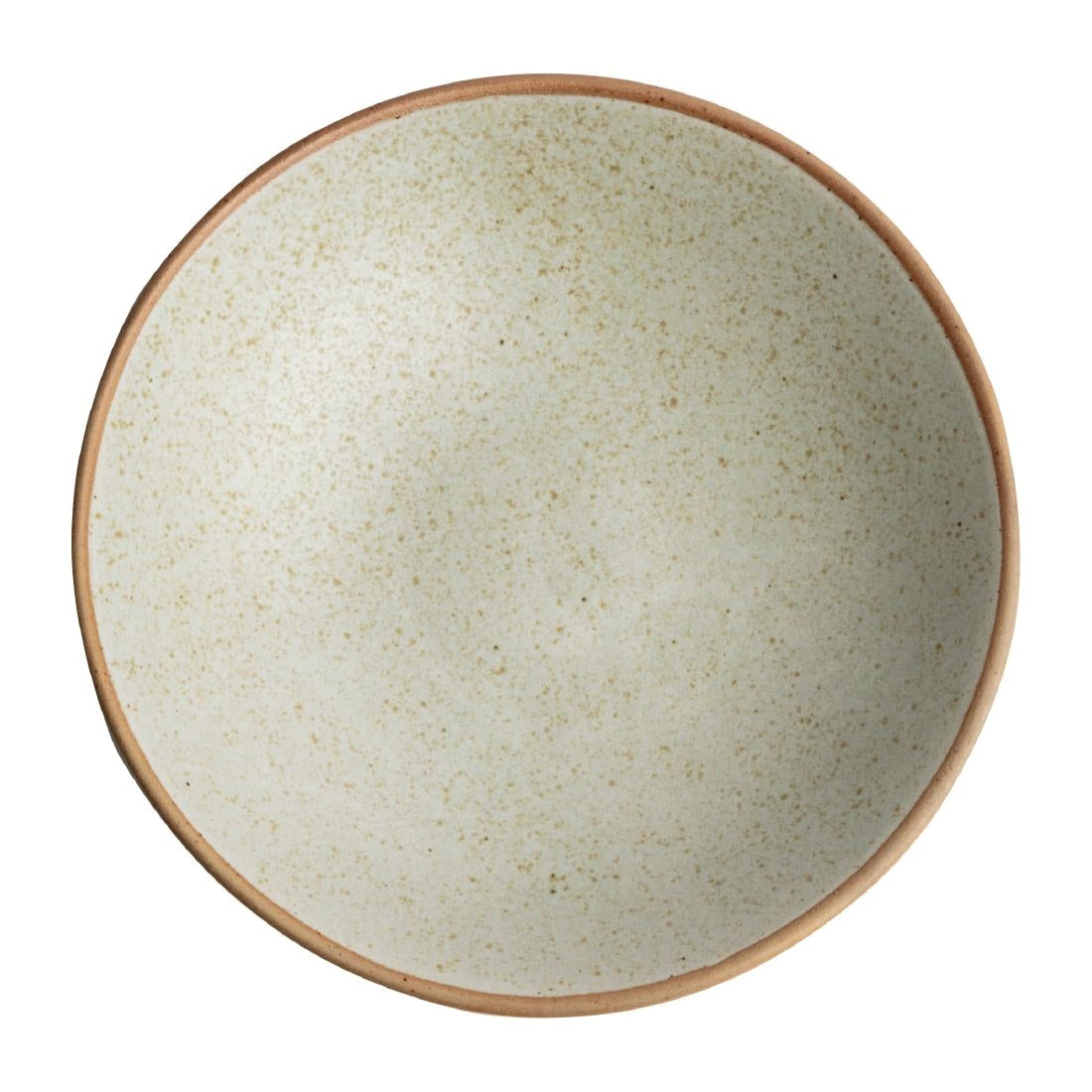Olympia Canvas Shallow Tapered Bowl Wheat 200mm (Pack of 6) - FA340 Bowls Olympia